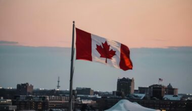 waving Canada flag